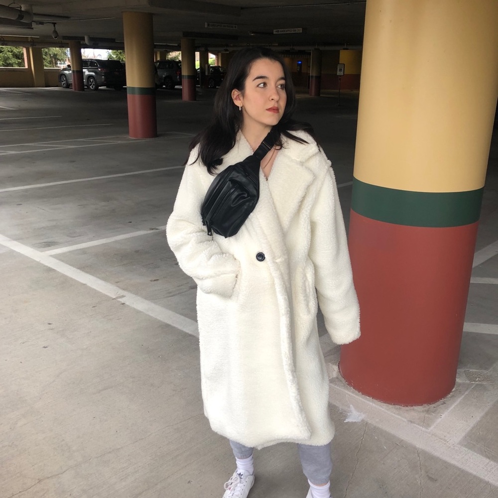 White Teddy Coat
